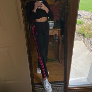 Adidas pink sweatpants